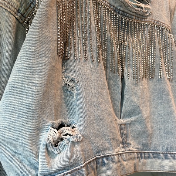 Bling Jean Jacket 🪩💖 - Picture 10 of 11